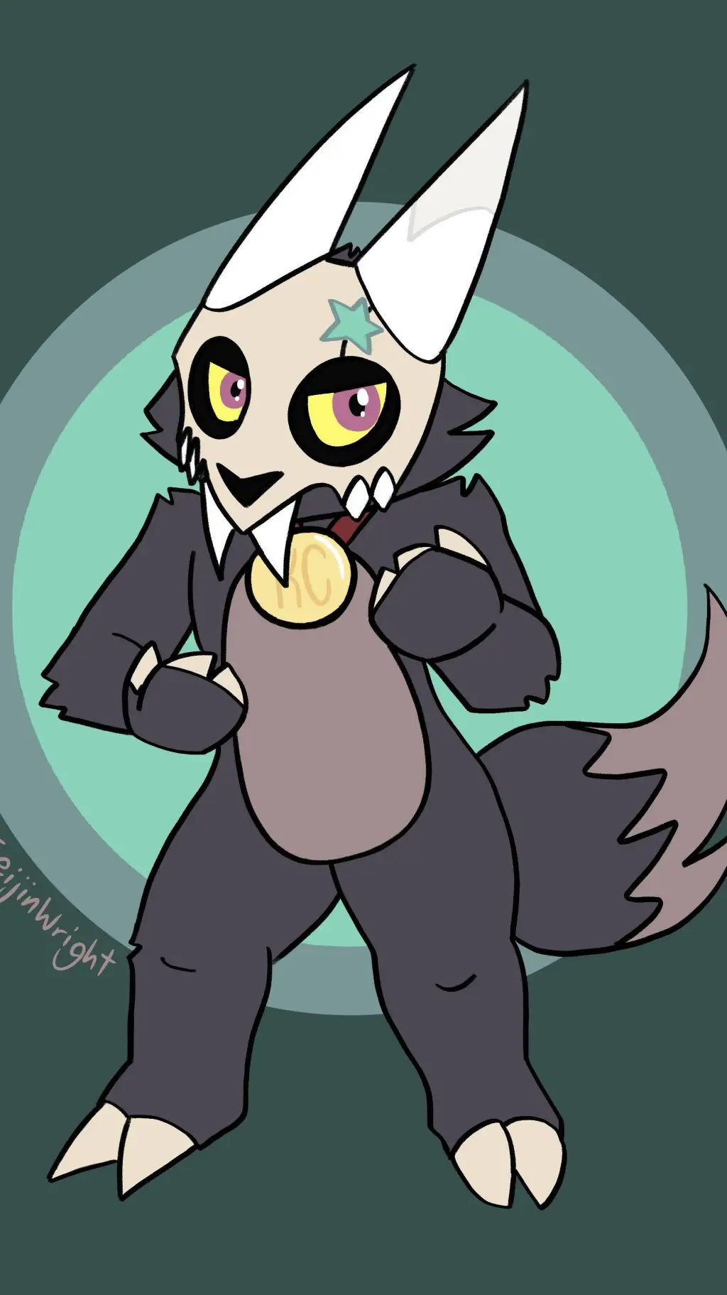 ai character: King Clawthorne background