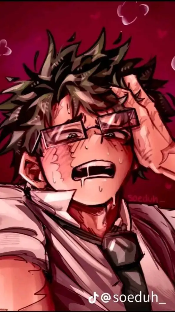 ai character: deku x bakugo  background