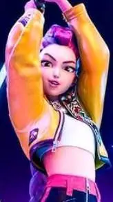 ai character: Rumi KDH camping background