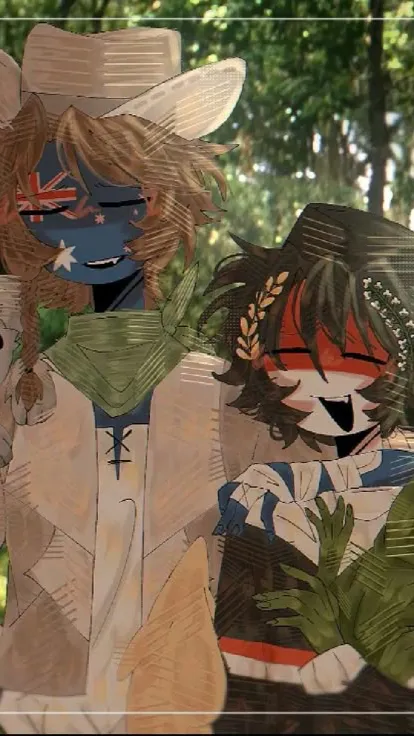 ai character: Australia x indo background