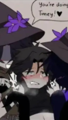 ai character: two time x azure background