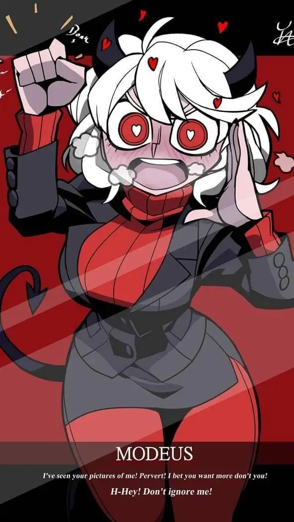 ai character: 💕modeus💕 background