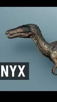 ai character: BARYONYX XD background