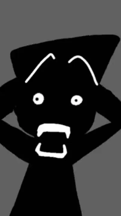 ai character: black temu background