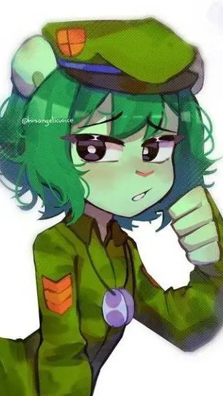 ai character: Flippy mujer xd background