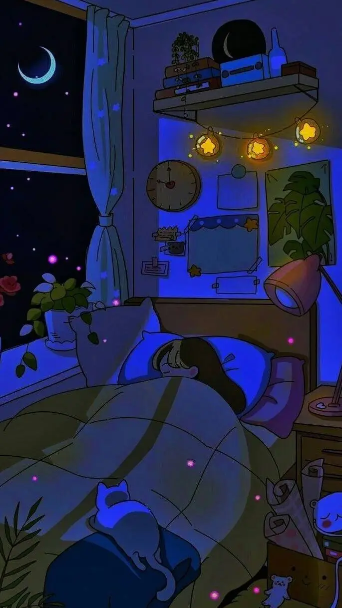 ai character: my night 🌃🌃💞💞  background