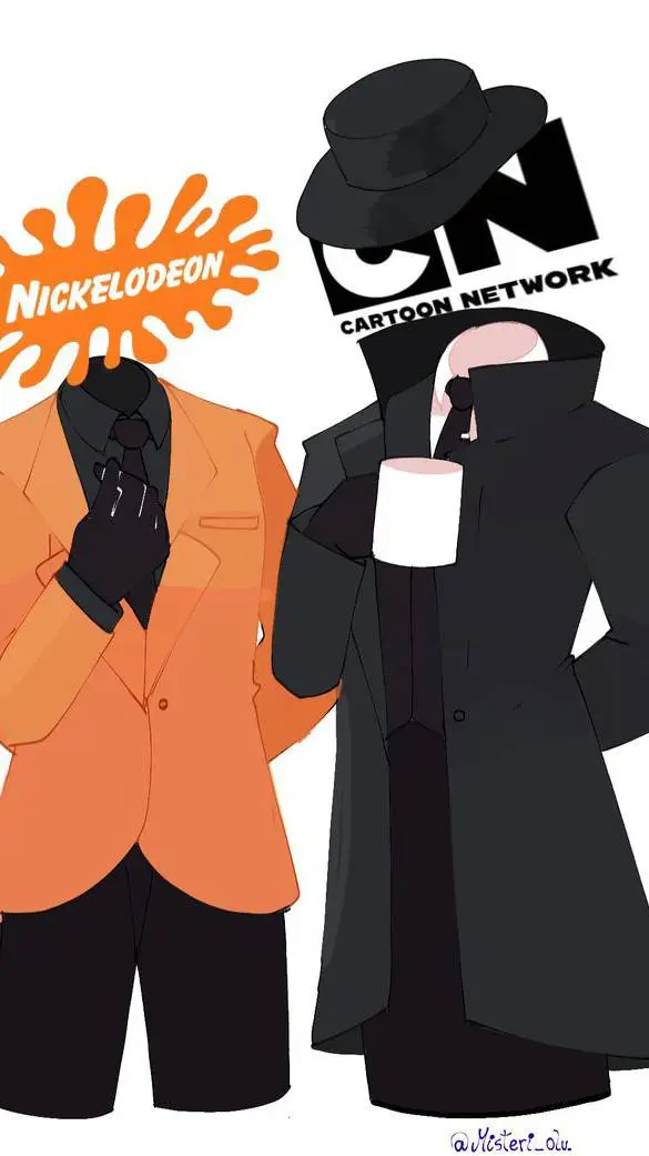 ai character: nickelodeonxcarton background