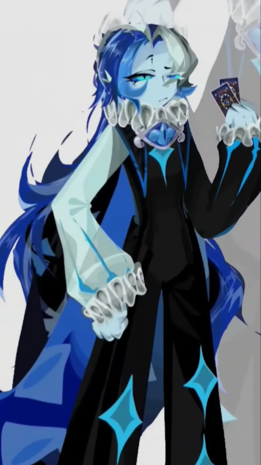 ai character: Shadow milk cookie background