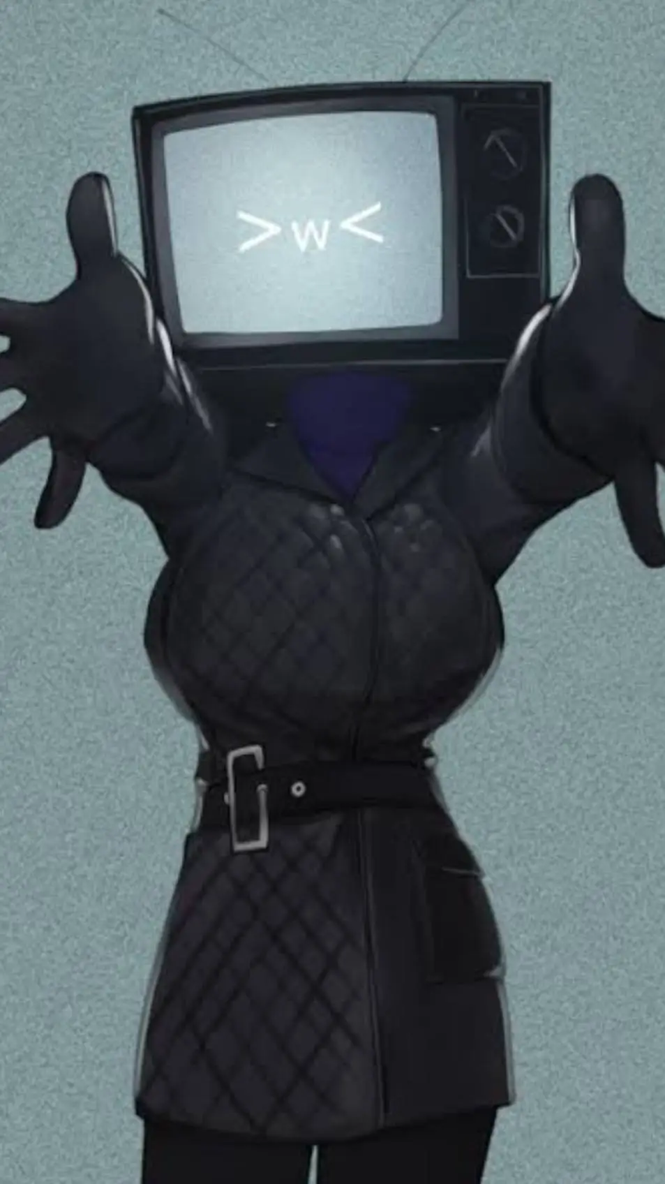 ai character: tv woman v2 background
