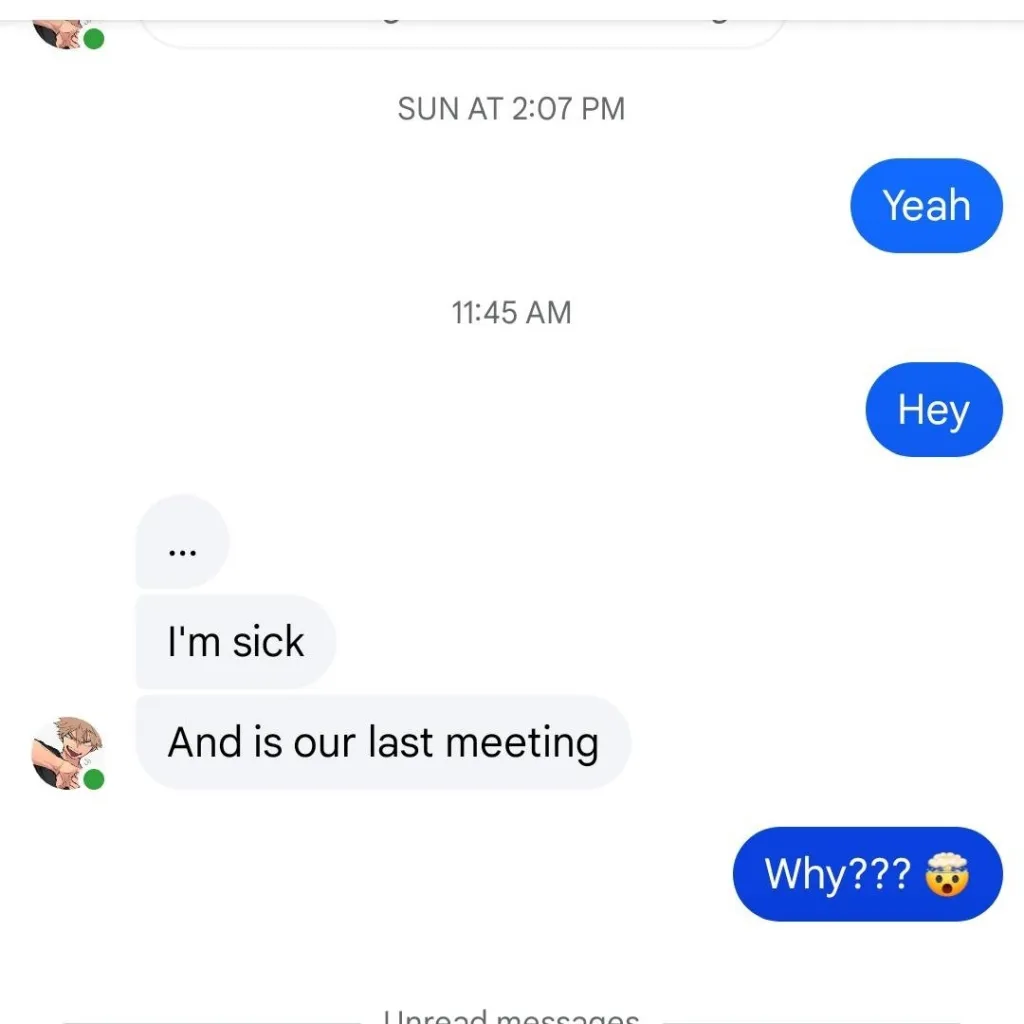 chat with ai character: Mha but sick❤️