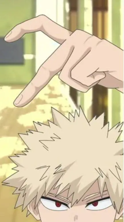 ai character: bakugo♥️ background