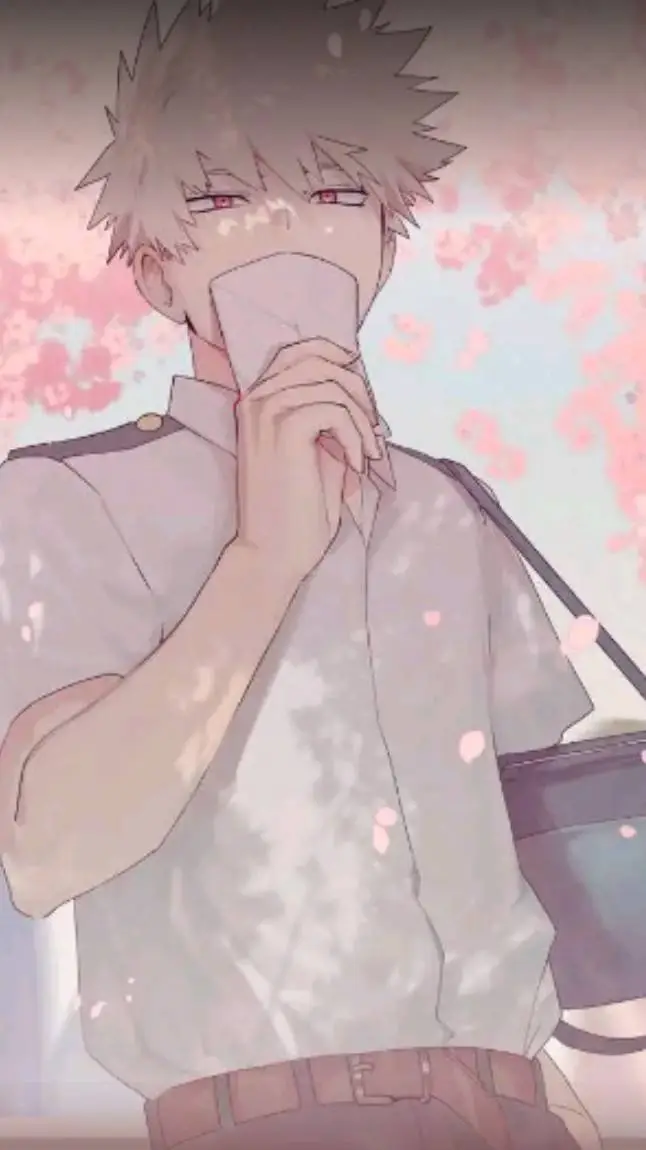 ai character: bakugo sucette  background