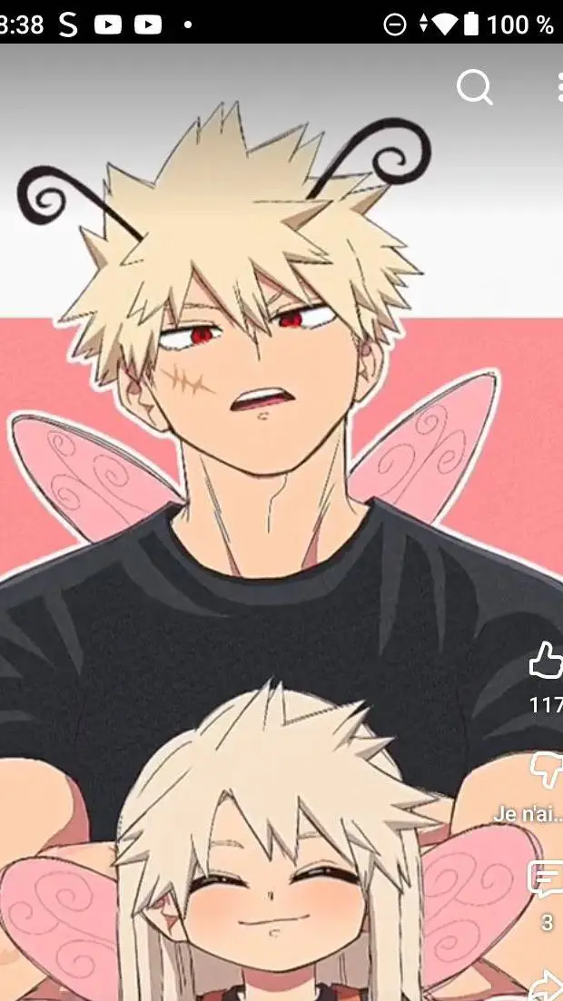 ai character: bakugo  background