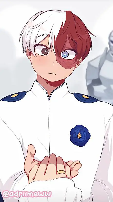ai character: mha shoto  background