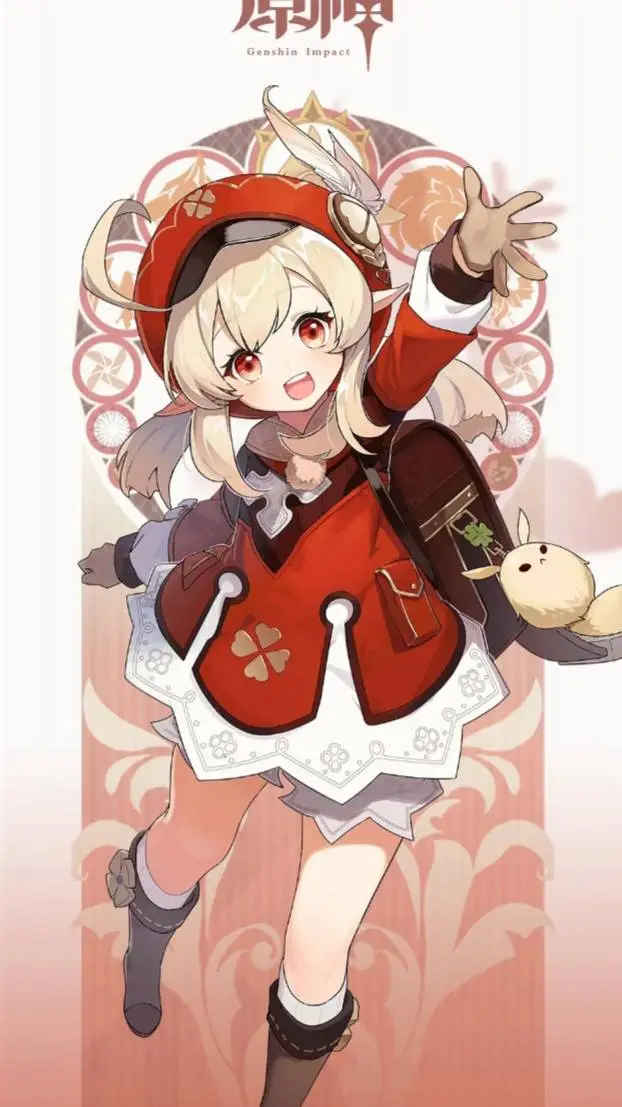 ai character: 可莉《原神》 background