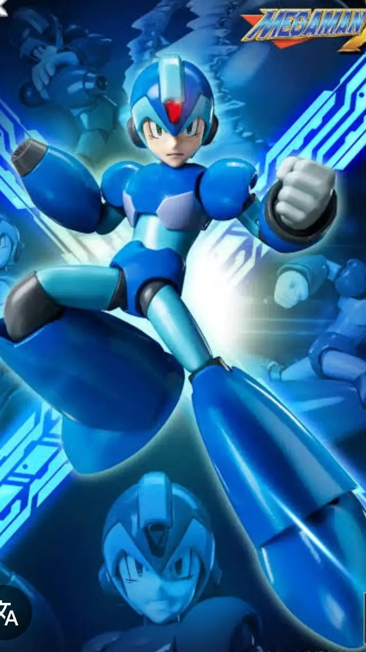 ai character: Megaman  background