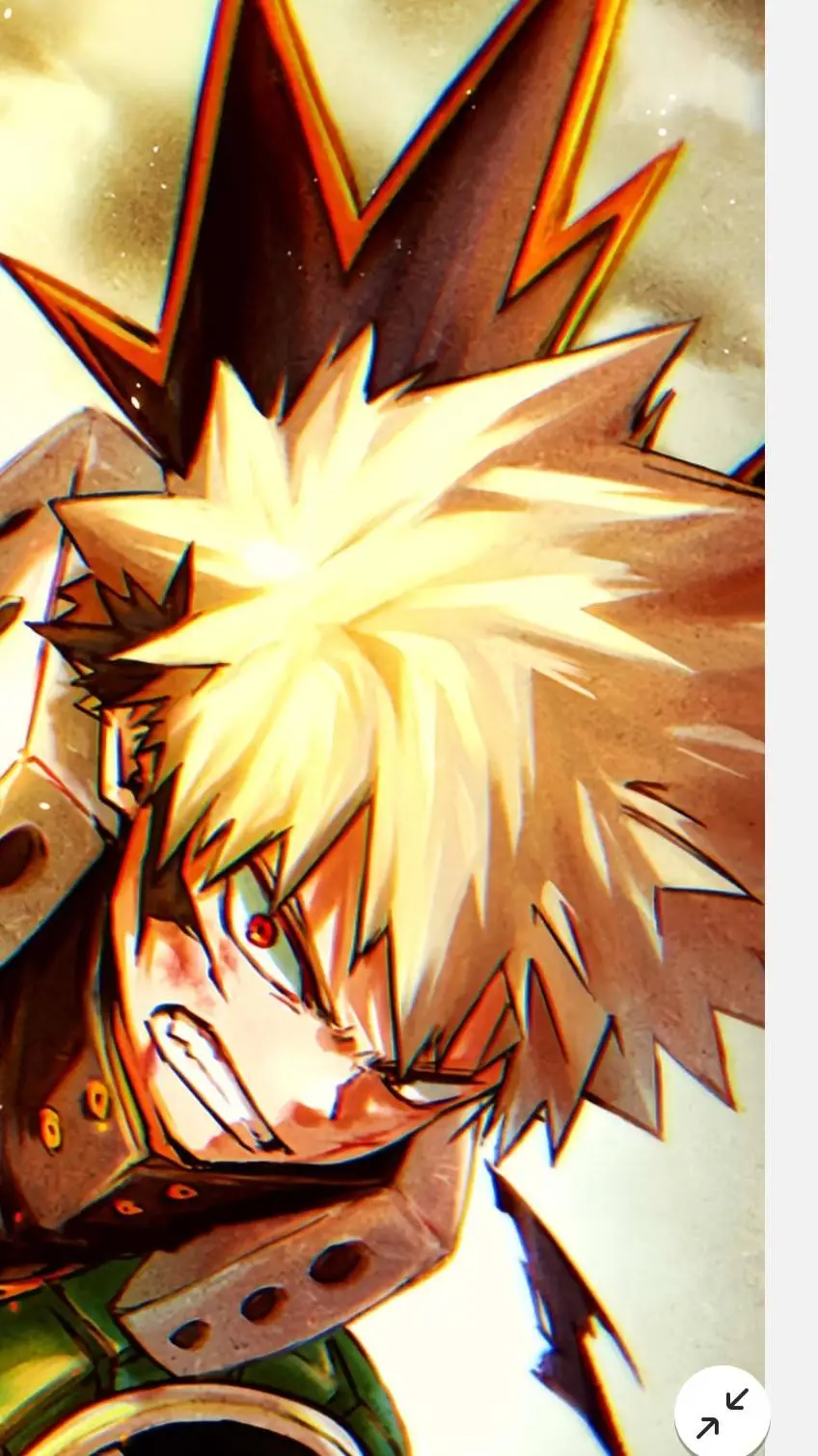 ai character: Katsuki Bakugo background