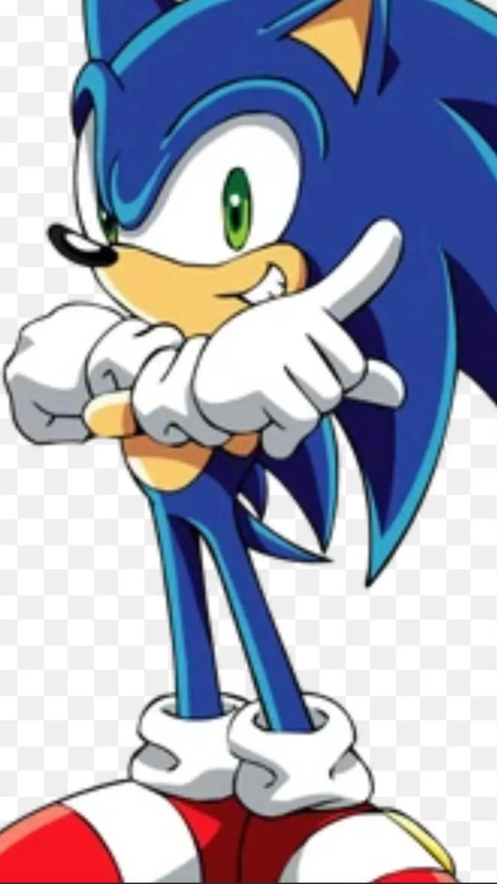 ai character: Sonic the hedgehog background