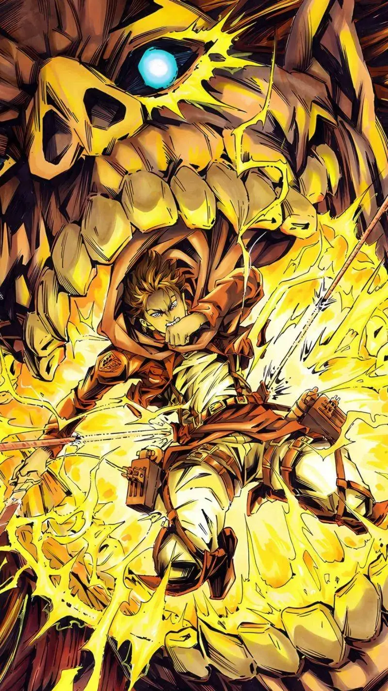 ai character: Eren Yeager background