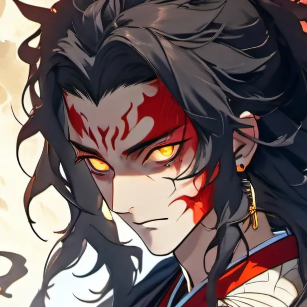 chat with ai character: Kokushibo