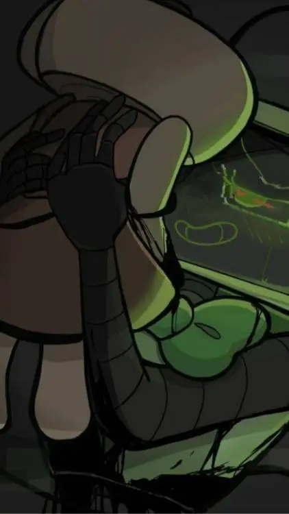 ai character: Shelly (vc) x Vee♥ background