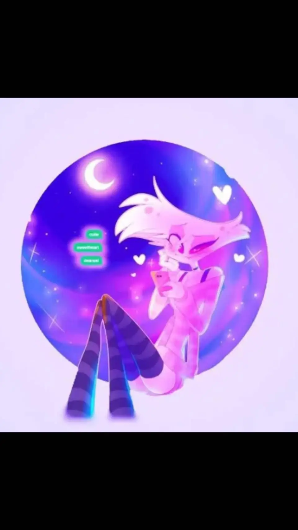 ai character: Angel dust  background