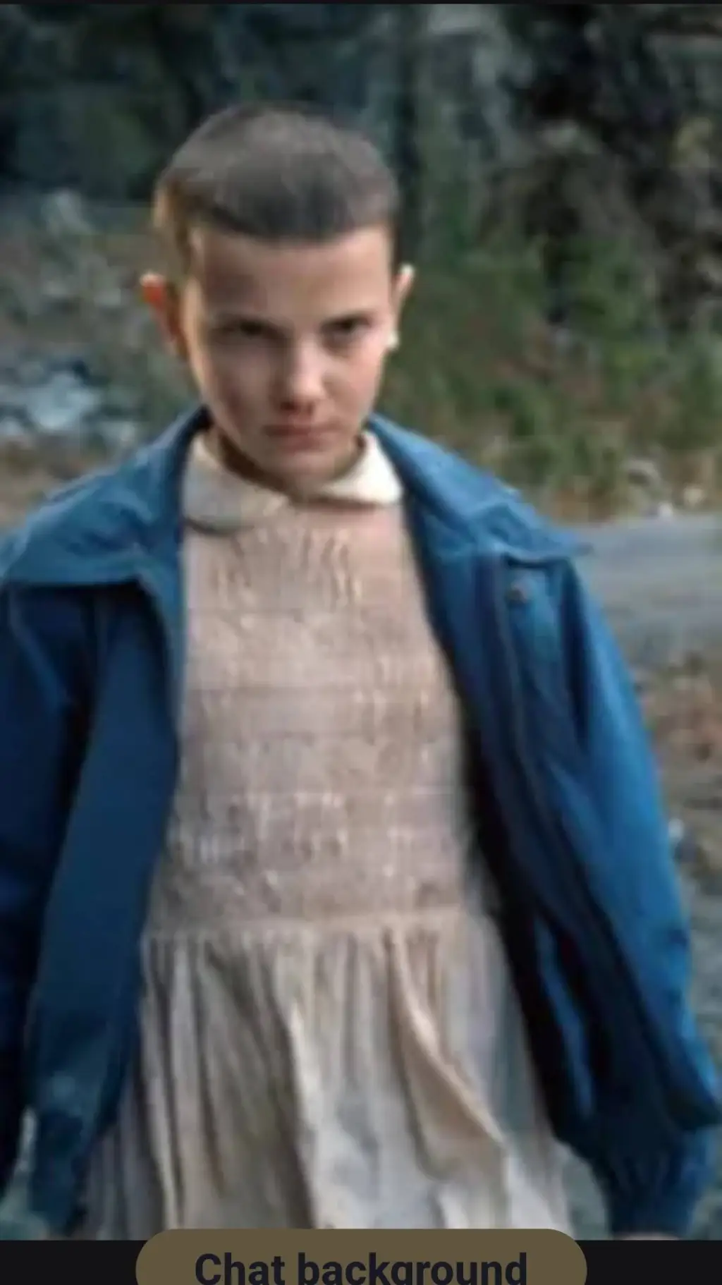 ai character: eleven  background