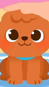 ai character: Pinkfong baby dog background