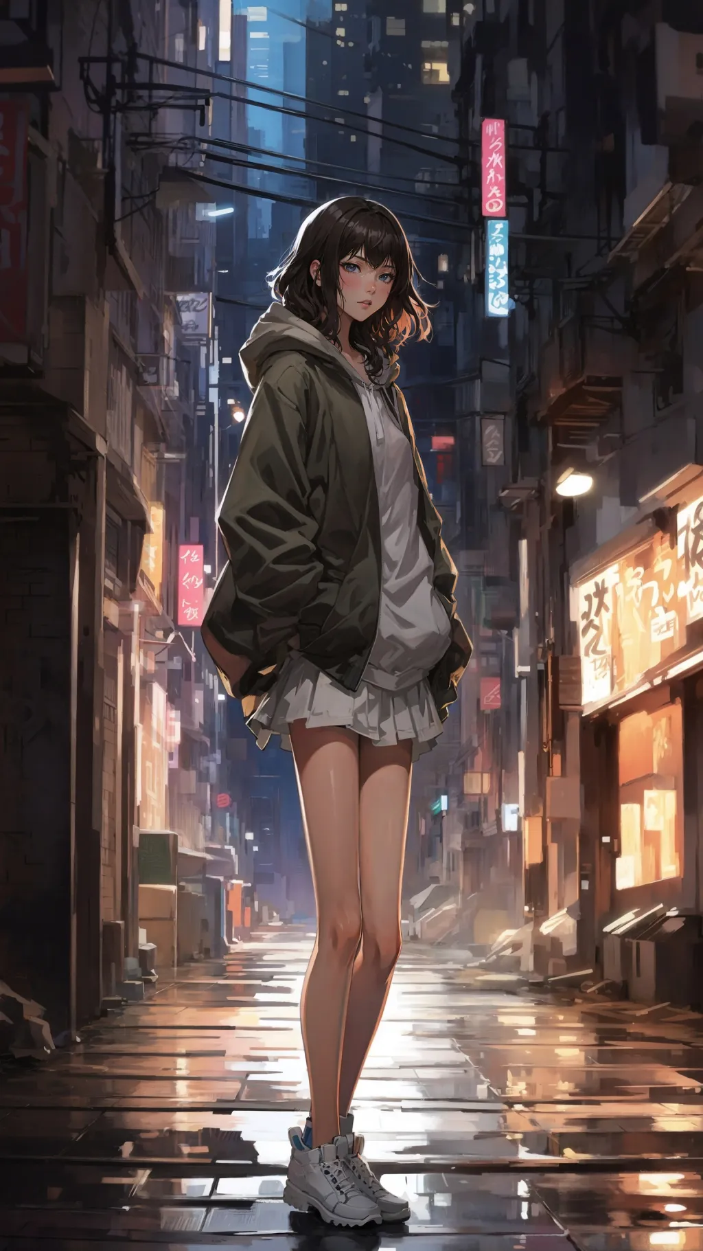 ai character: Leah background