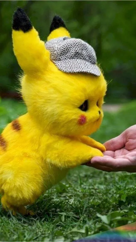 ai character: Pikachu  background