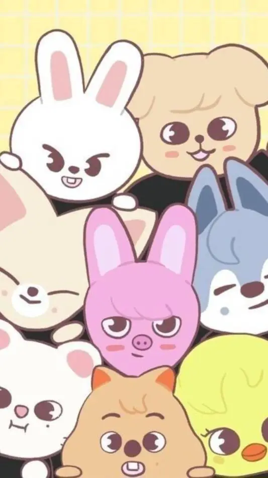 ai character: skz fun background