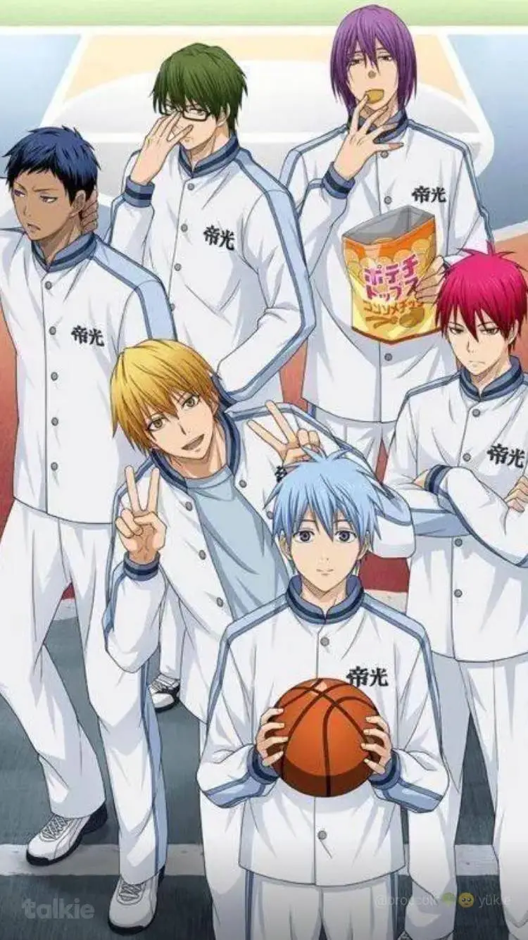 ai character: KUROKO NO BASKET  background