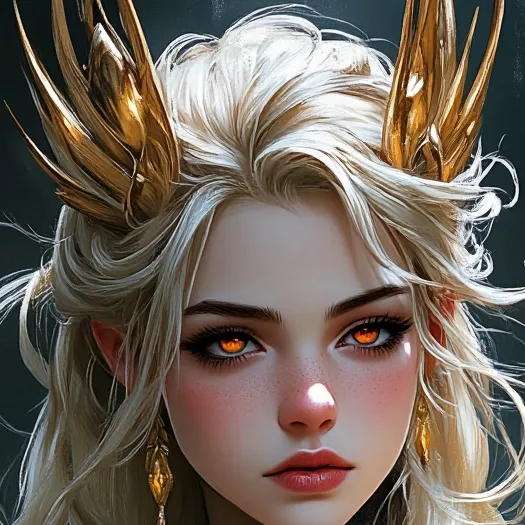 chat with ai character: fire Queen 