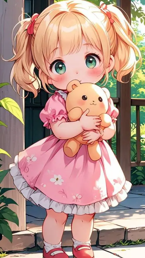 ai character: 🧸💗 Mily 💗🧸 background
