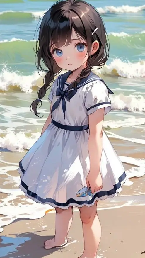 ai character: 🌊🐚Melody 🐚🌊 background