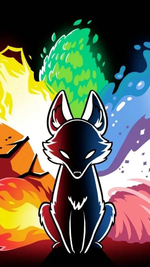 ai character: le kitsune  background