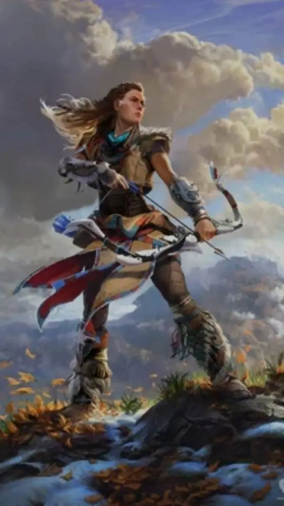 ai character: aloy background