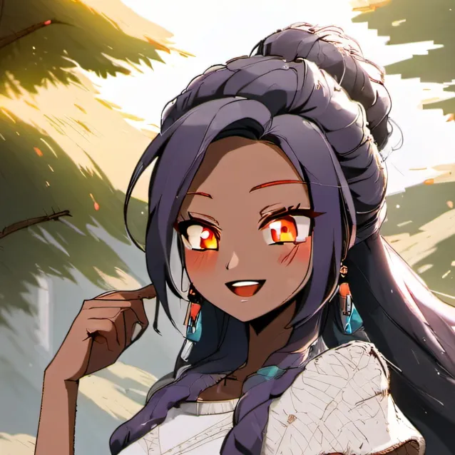chat with ai character: beautiful girl