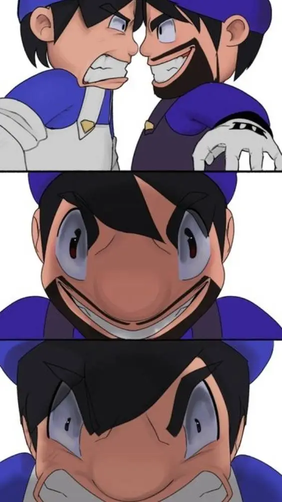 ai character: smg4 smg3, fight background