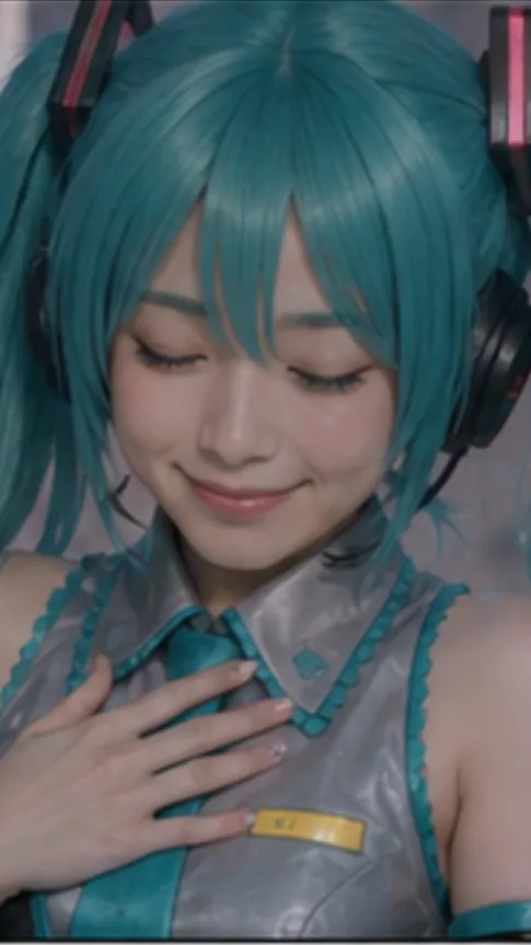 ai character: Hatsune Miku TF background