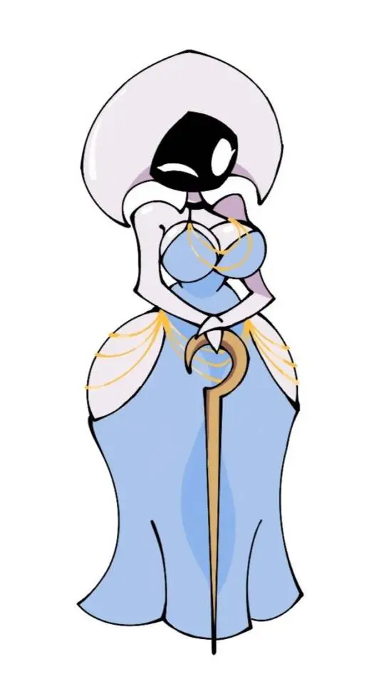 ai character: Lace background