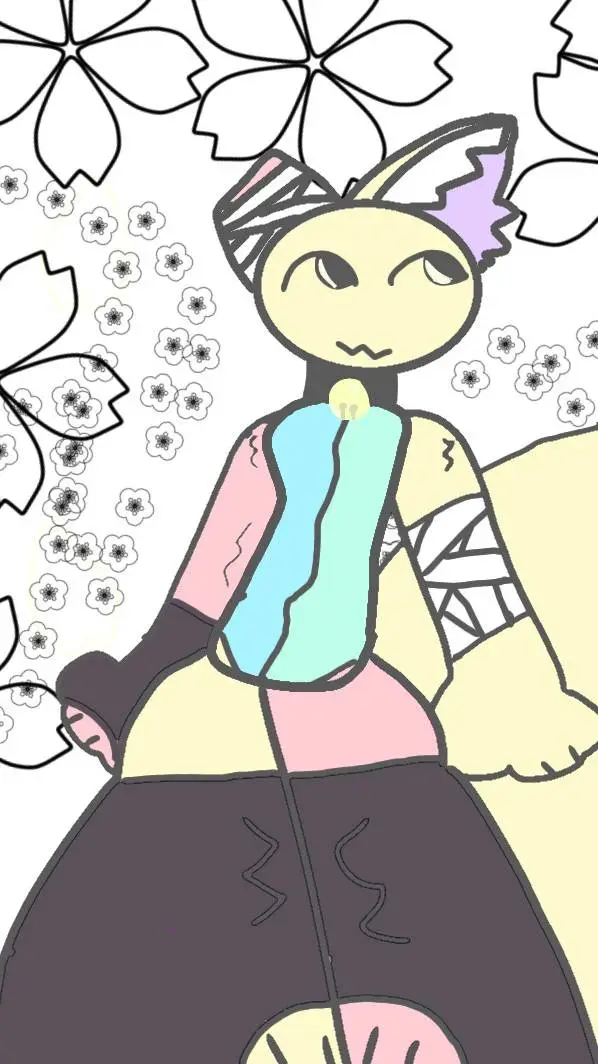 ai character: Forsaken but crazy background