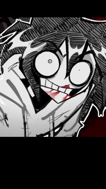 ai character: Jeff the killer. background