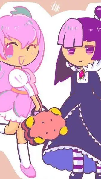 ai character: cherry blossom!🟣🩷 background