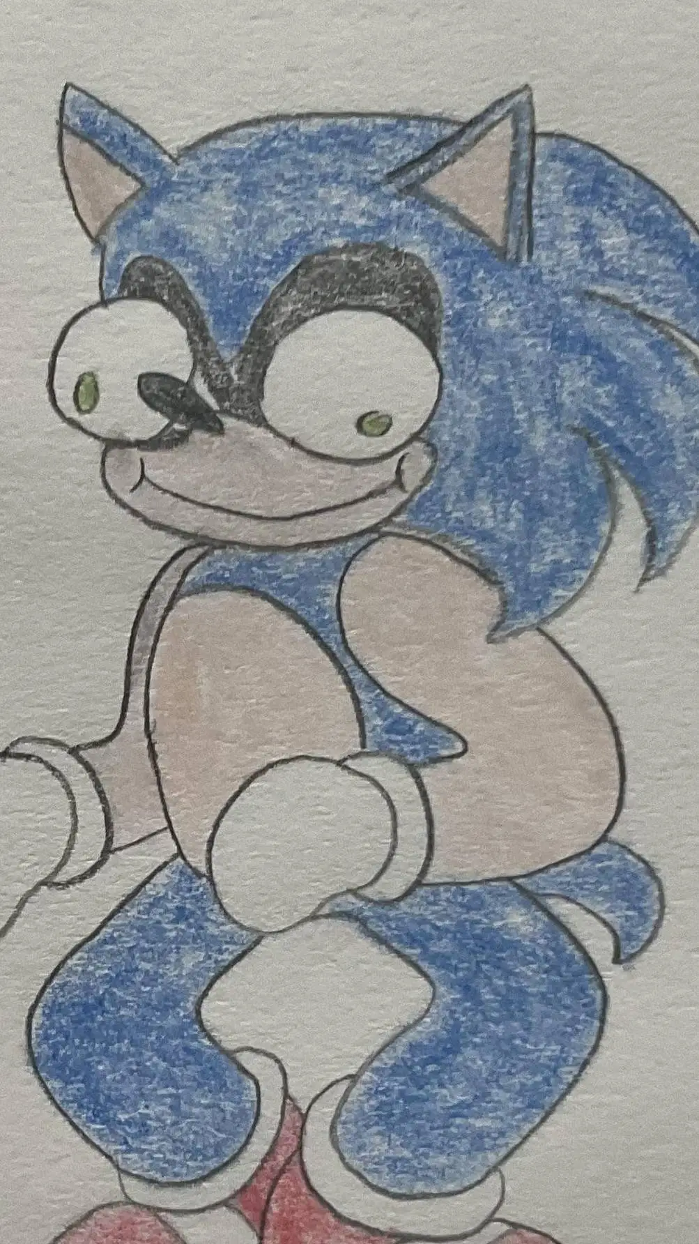 ai character: Fake Sonic background