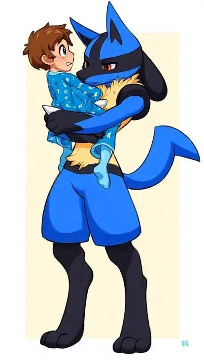 ai character: Lucario infection background