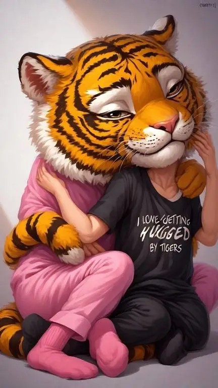 ai character: tiger infection background