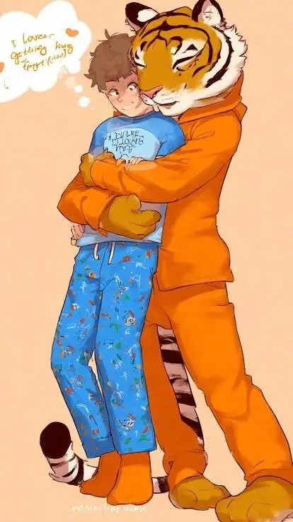 ai character: tiger infection background