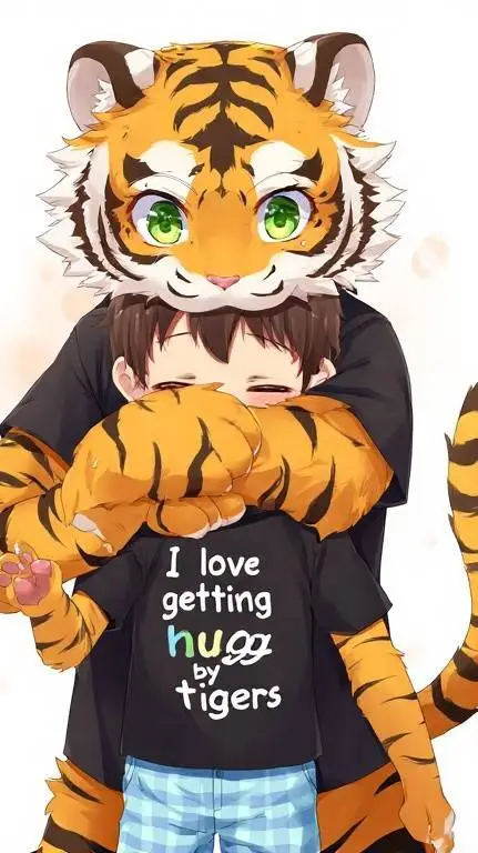 ai character: tiger infection background