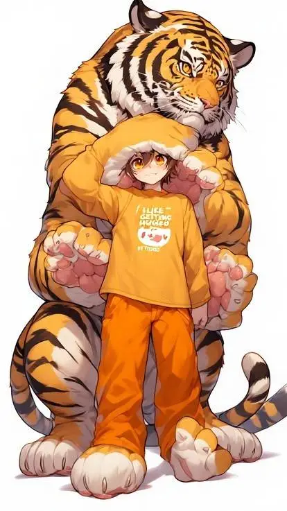 ai character: tiger infection background